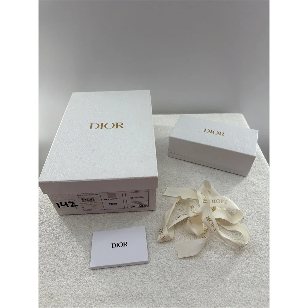 2-Dior Empty White Gift Boxes Logo 12
